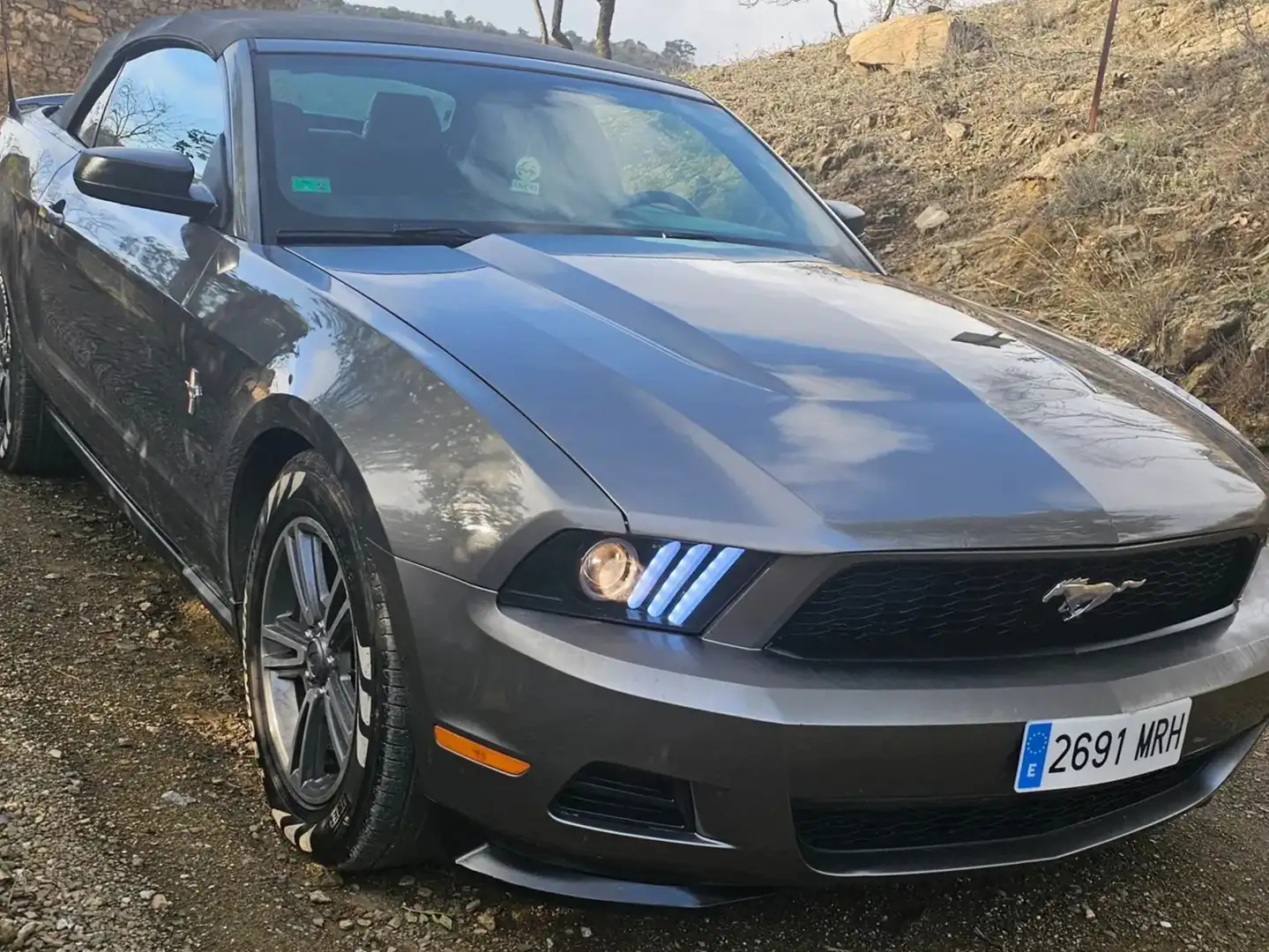 Ford Mustang Mustang Convertible 2.3 EcoBoost Aut. Gris - 1