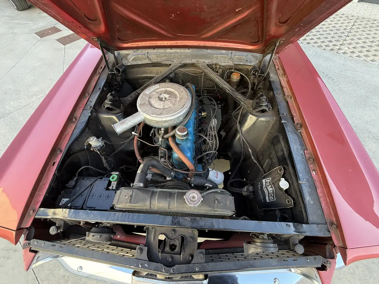 Ford Mustang BJ 1966 cilinder 200ci 3.300cc 115Pk, foto 9