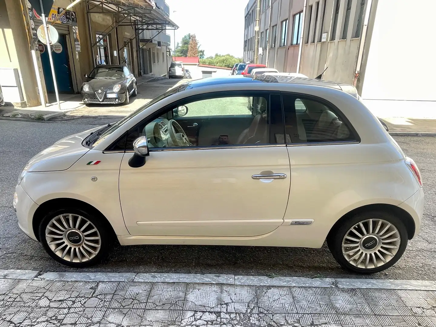 Fiat 500 500 1.3 mjt 16v Lounge 75cv Bianco - 2