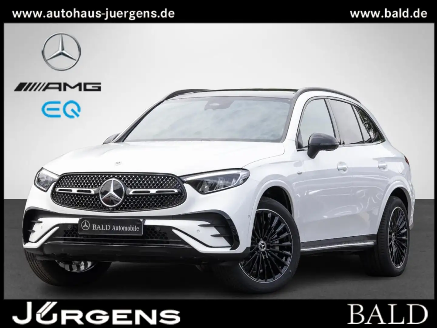Mercedes-Benz GLC 300 e 4MATIC mit EQ Hybrid Technologie +AMG Weiß - 1