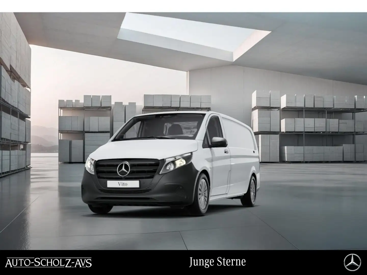 Mercedes-Benz Vito 116 CDI Kasten Extralang MBUX*SitzHz*KAM* Weiß - 1