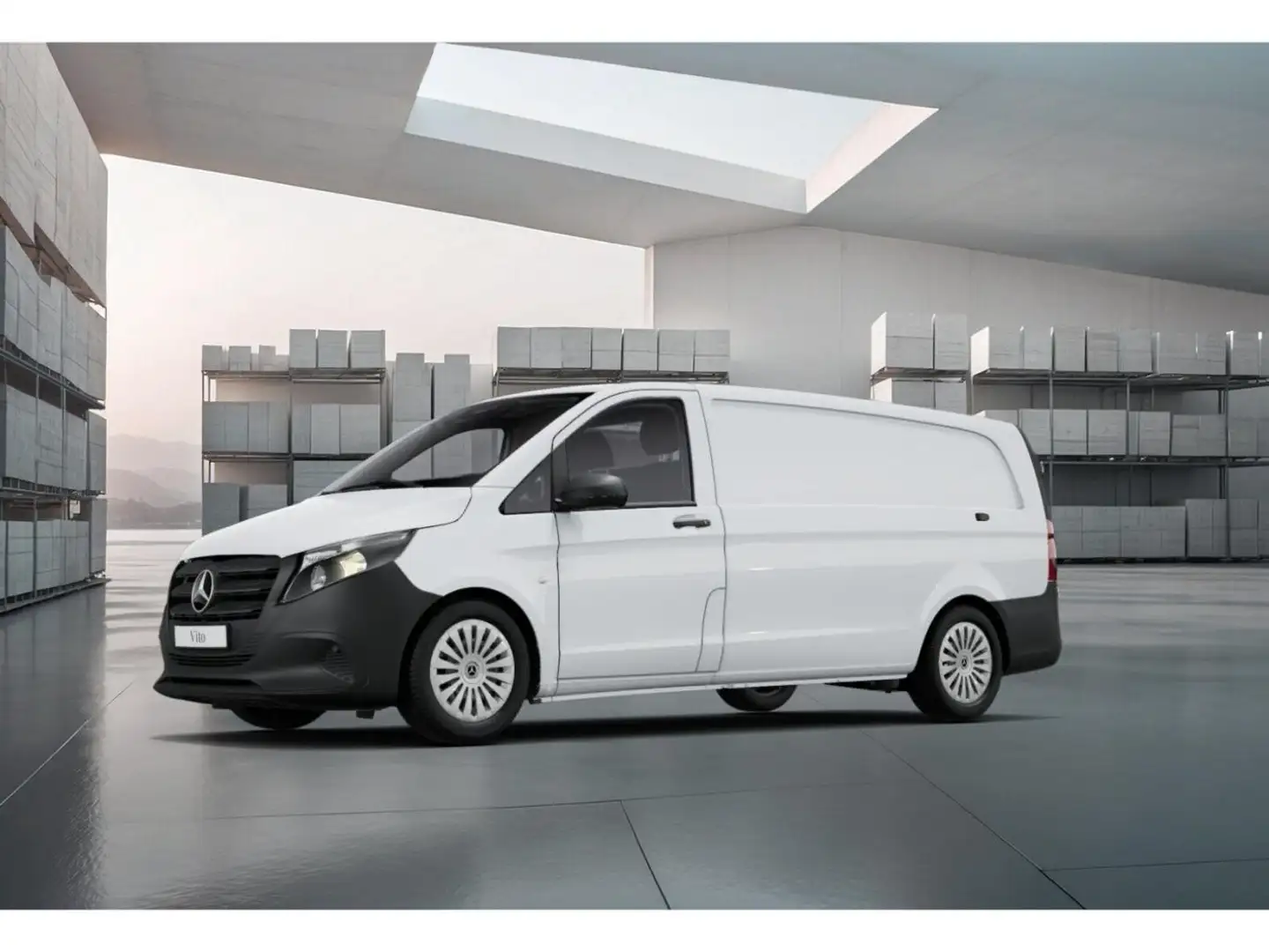 Mercedes-Benz Vito 116 CDI Kasten Extralang MBUX*SitzHz*KAM* Weiß - 2