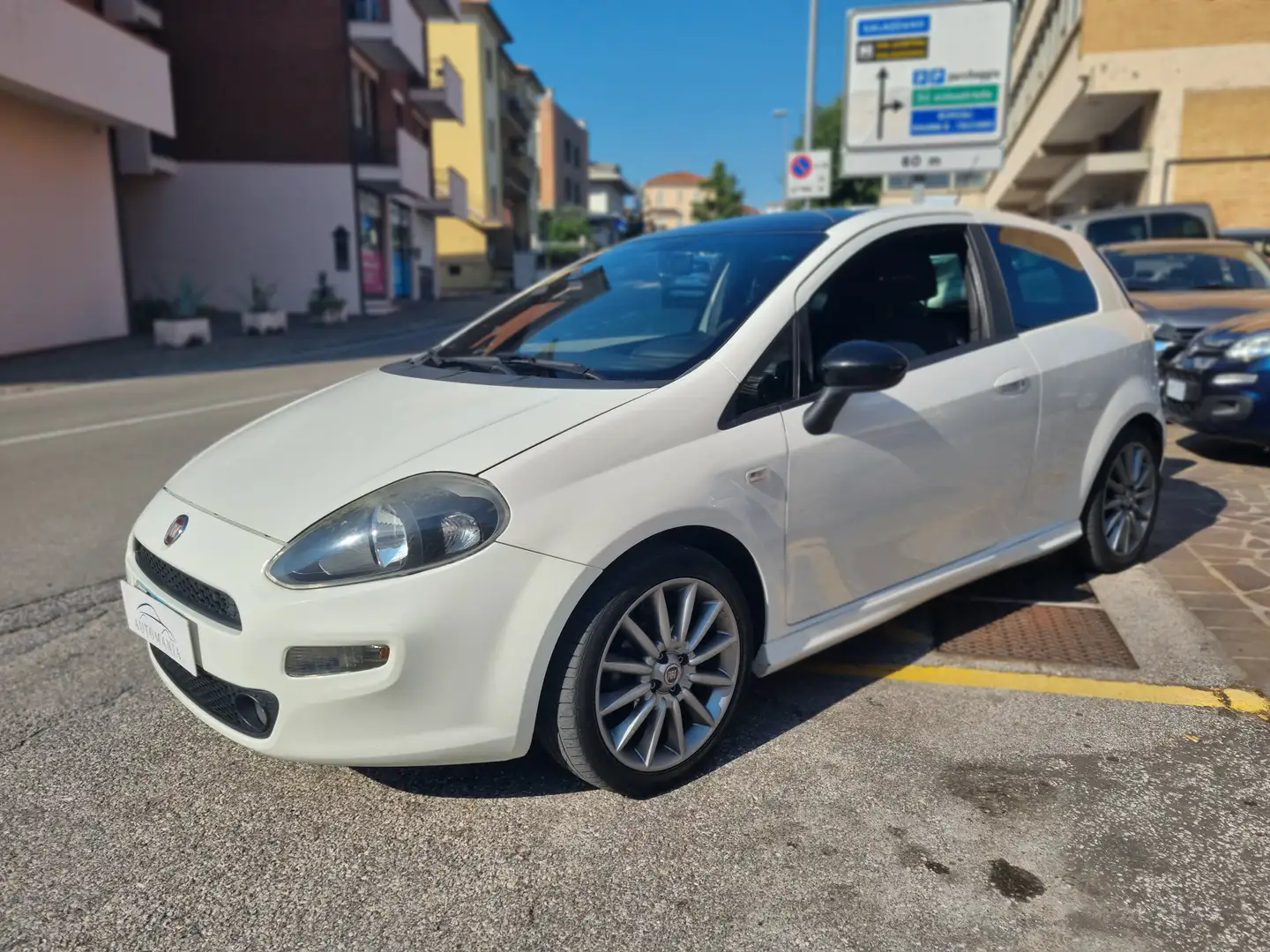 Fiat Punto Punto 3p 1.3 mjt II 16v Lounge 75cv Bianco - 1