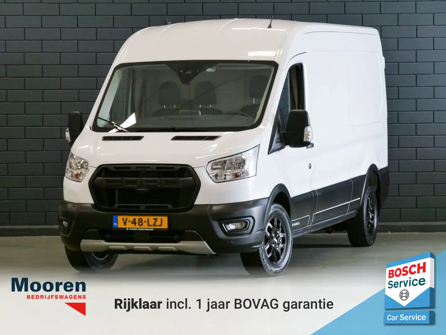 Ford Transit 350 2.0 TDCI 170PK L3H3 TRAIL | CAMERA | TREKHAAK Wit - 1