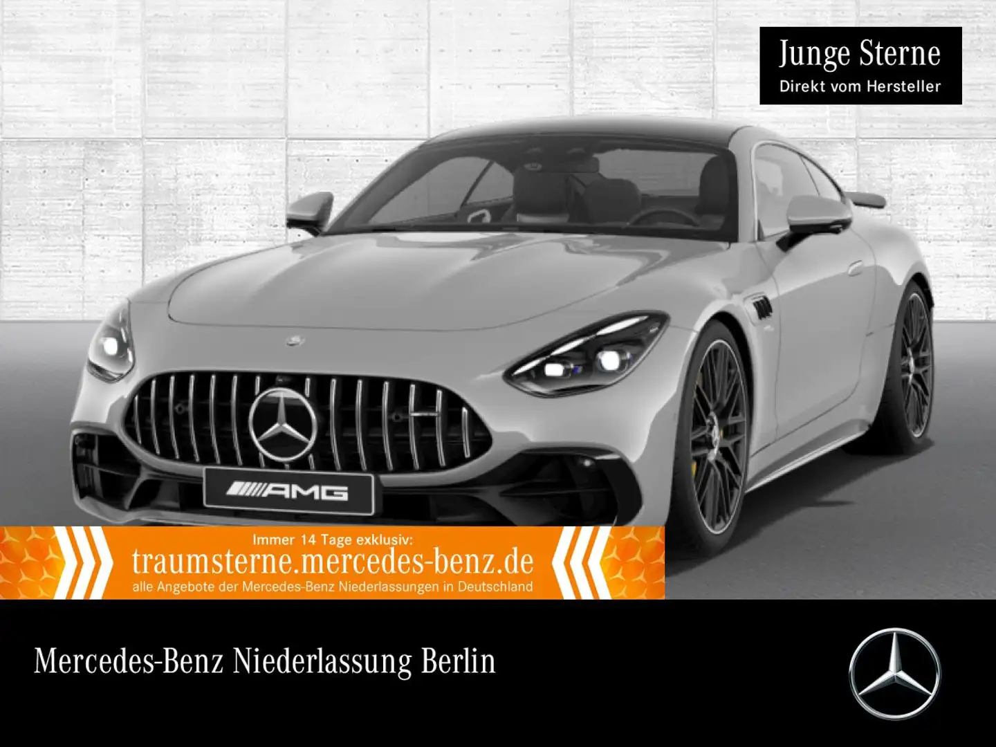 Mercedes-Benz AMG GT 43 Cp. 360° Pano Distr+ Multisitz HUD PTS Grau - 1