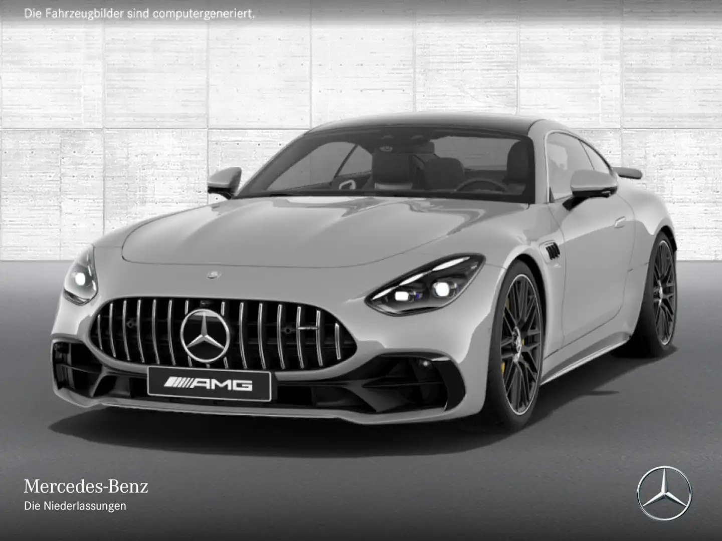 Mercedes-Benz AMG GT 43 Cp. 360° Pano Distr+ Multisitz HUD PTS Grau - 2