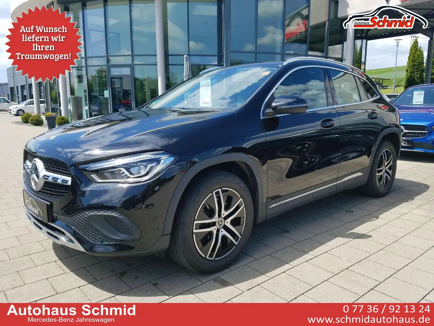 Mercedes-Benz GLA 250 e, AHK, Progressive, AC 7,4 kW, Spiegel-Paket, ... Noir - 1