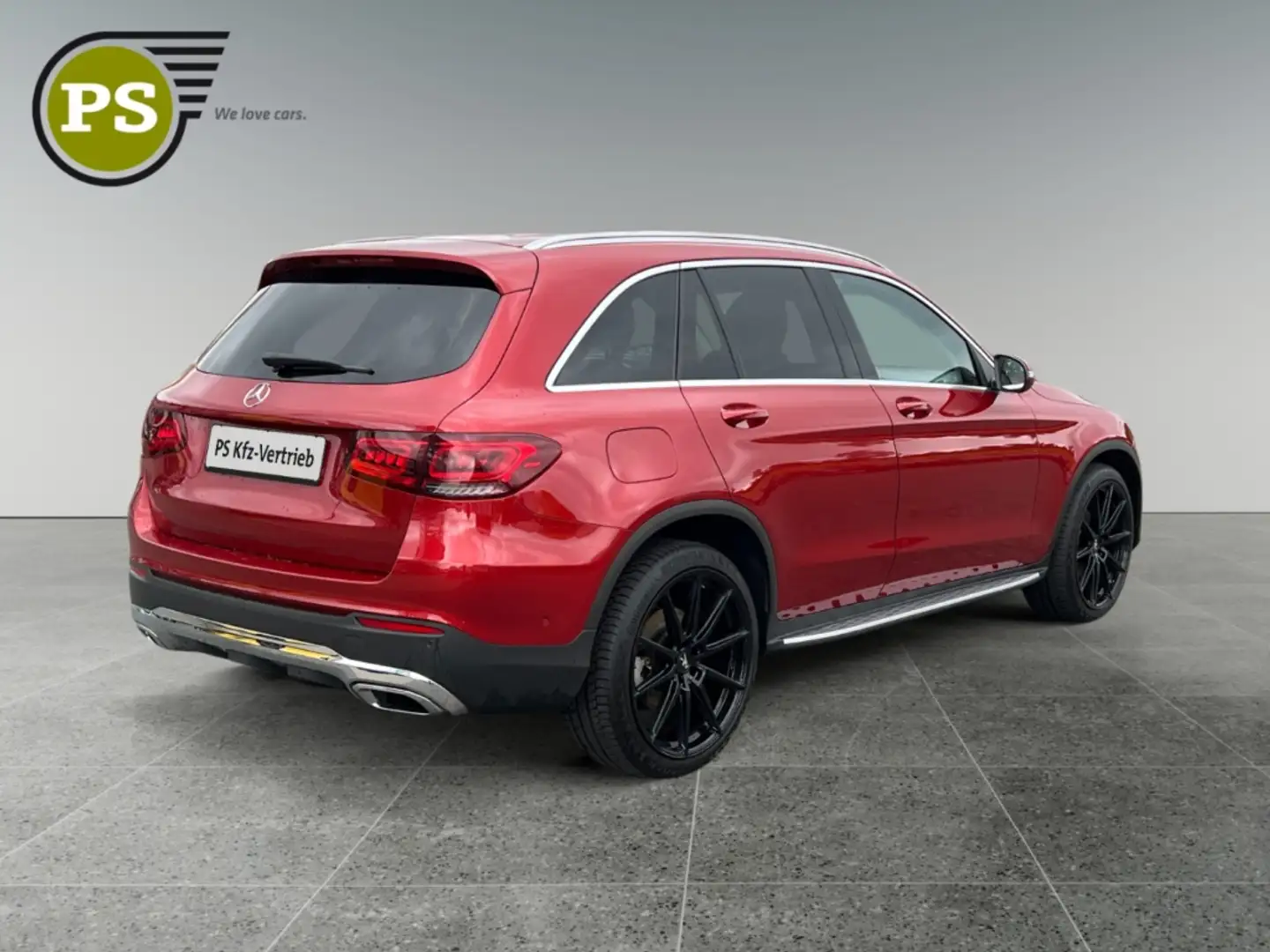 Mercedes-Benz GLC 220 d 4Matic Navi LED el. Heckklappe Digital        Co Červená - 2