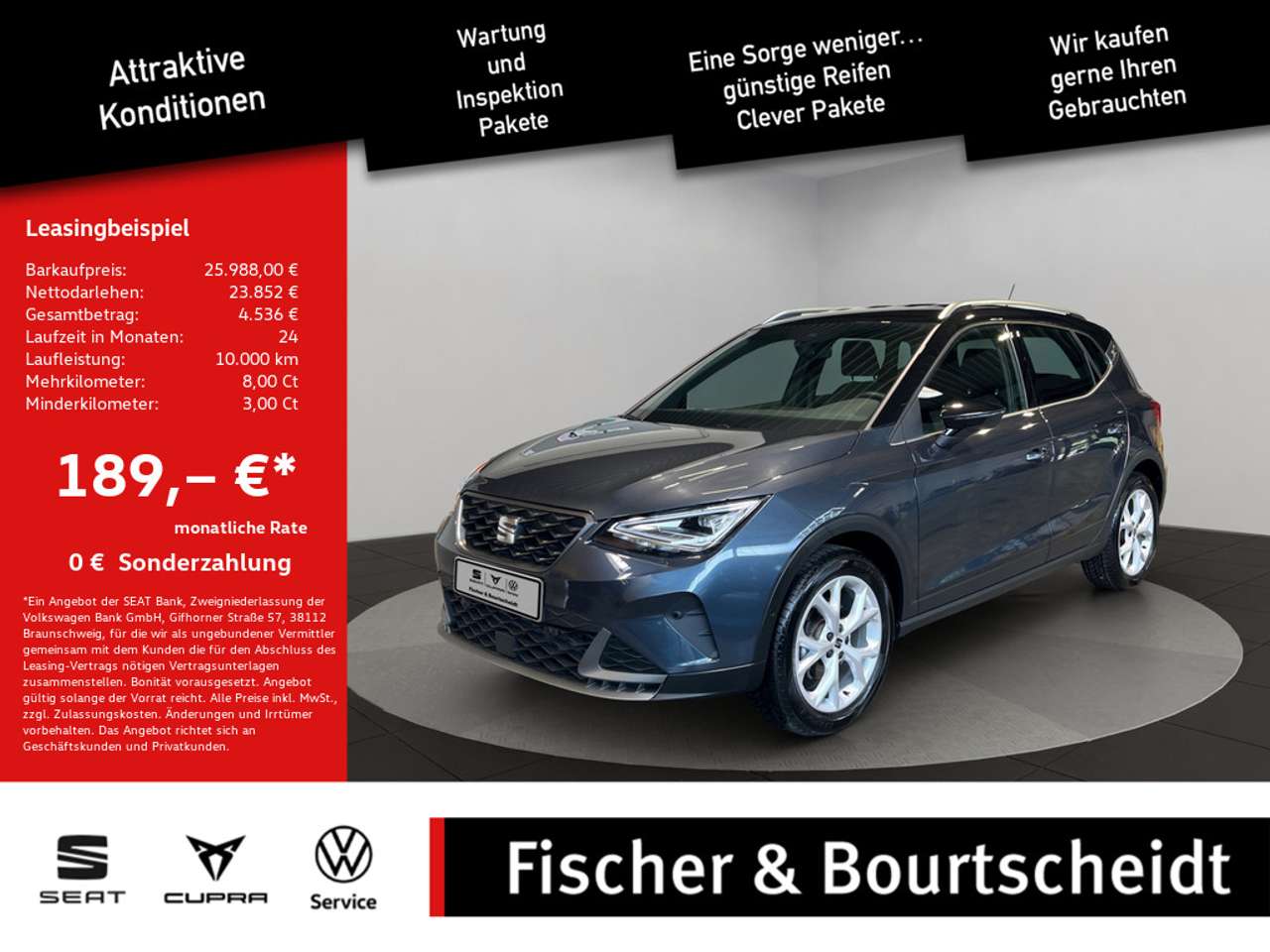 Seat Arona 2025 — 1.0 TSI FR KAMERA NAVI ACC FACEL. LED