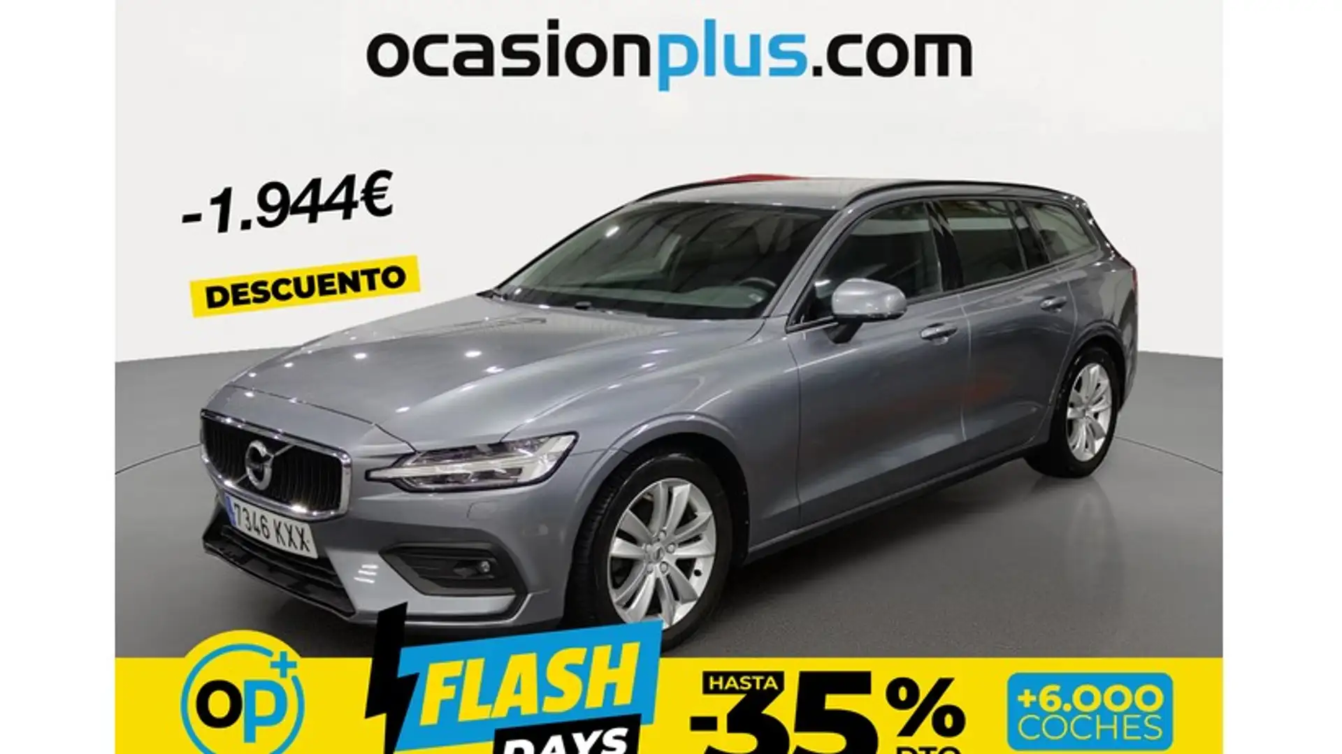 Volvo V60 D3 Momentum Aut. Gris - 1
