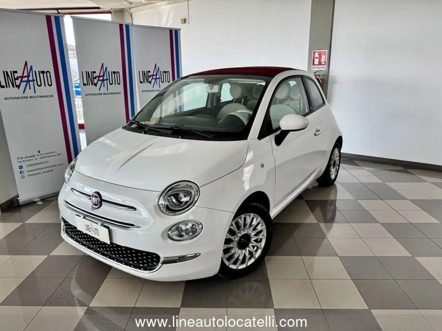 Fiat 500C 1.0 Hybrid Lounge Bianco - 2