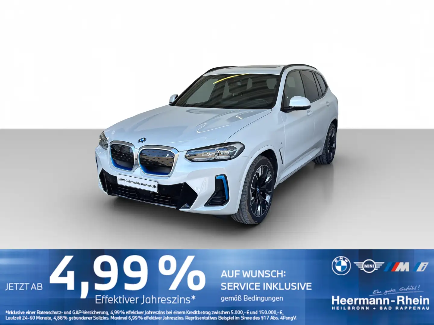 BMW iX3 Impressive M Paket LiveCoc.HUD-LED.ParkAss. Weiß - 2