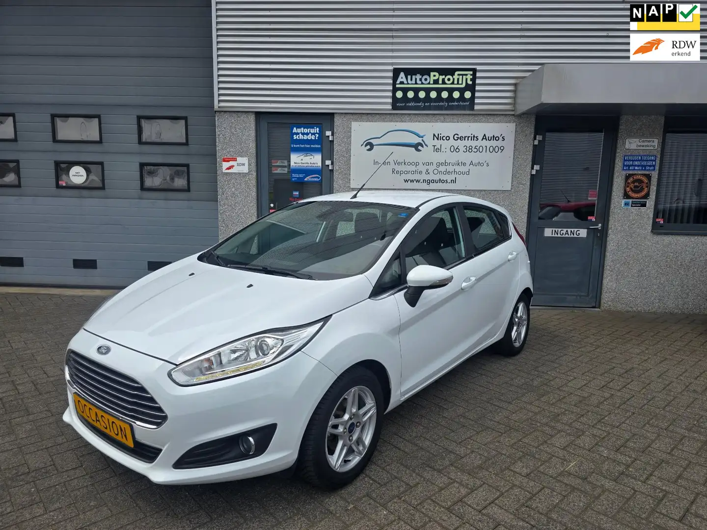 Ford Fiesta 1.0 EcoBoost Titanium TOP STAAT!!!! Wit - 1