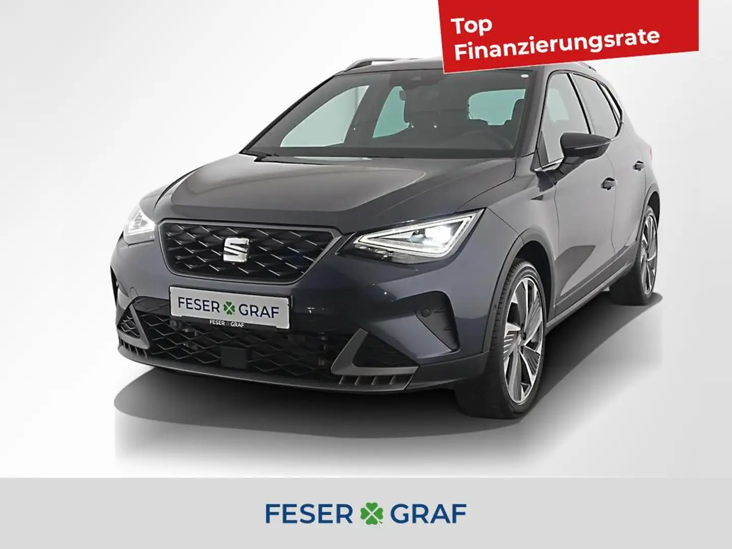 SEAT Arona FR 1,0 TSI Navi SHZ PDC Tempomat Kamera Gris - 1