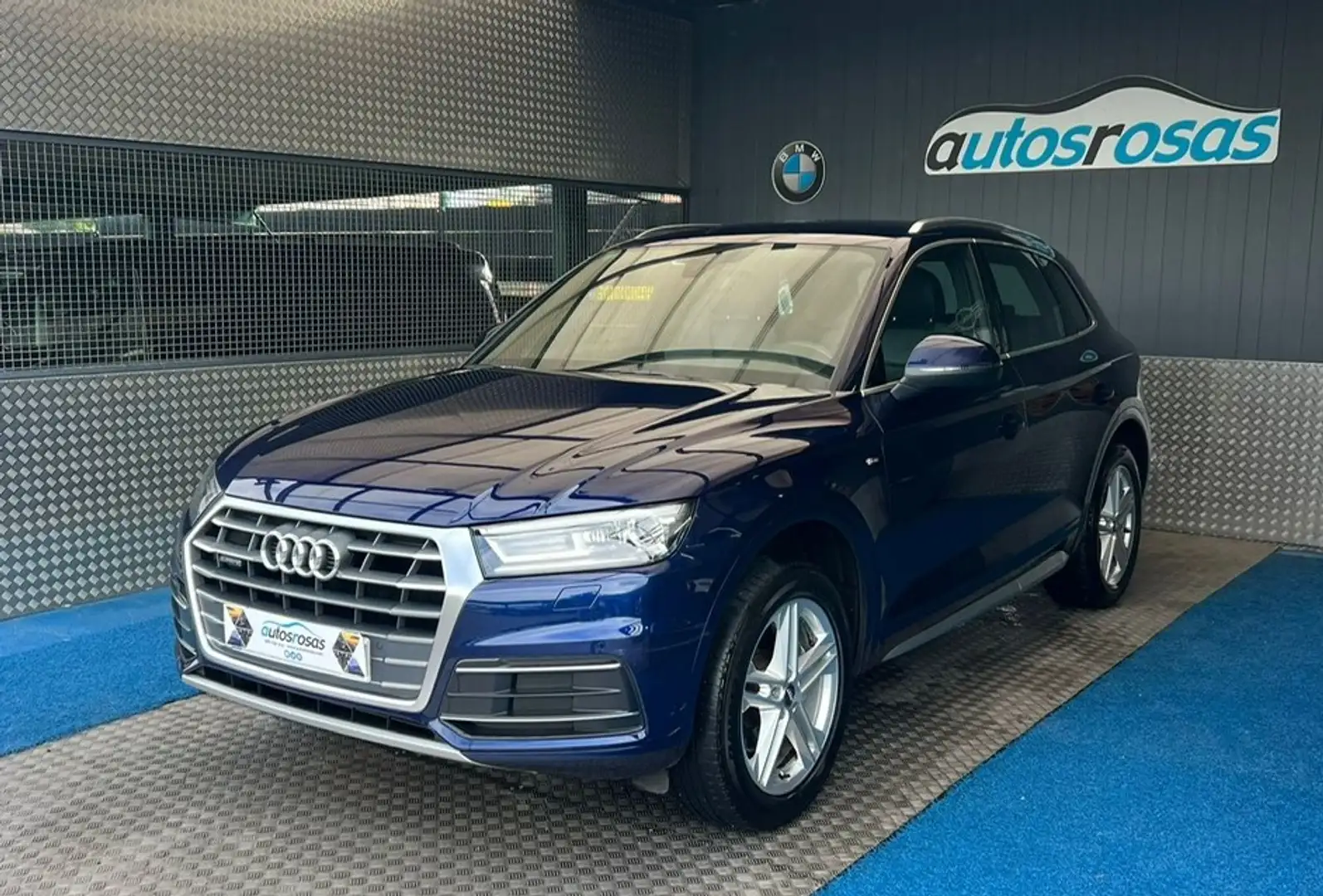Audi Q5 40 TDI S line quattro-ultra S tronic 140kW Azul - 1