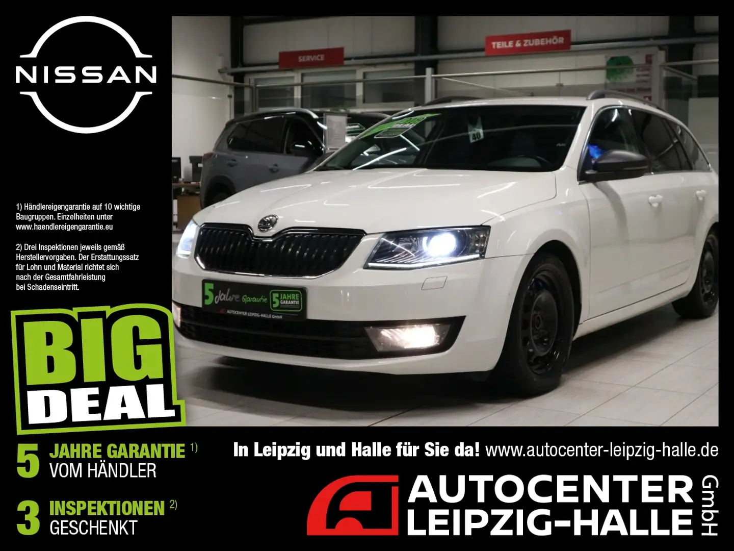 Skoda Octavia Combi 1.4 TSI DSG Elegance Xenon Navi AAC Bianco - 1