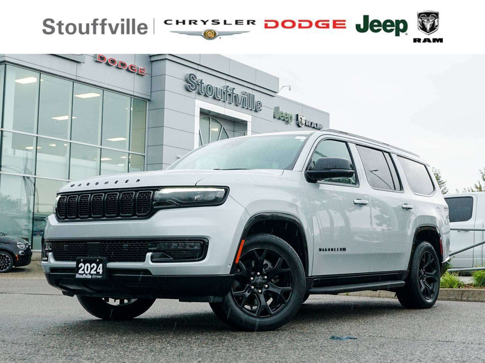 Silver 2024 Jeep Wagoneer SUV / Crossover Four-Wheel Drive Automatic