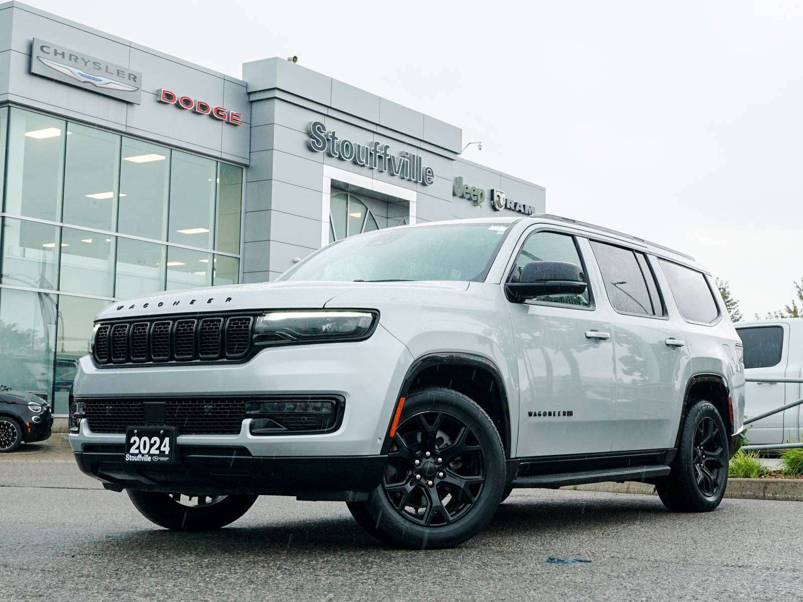 Silver 2024 Jeep Wagoneer SUV / Crossover Four-Wheel Drive Automatic