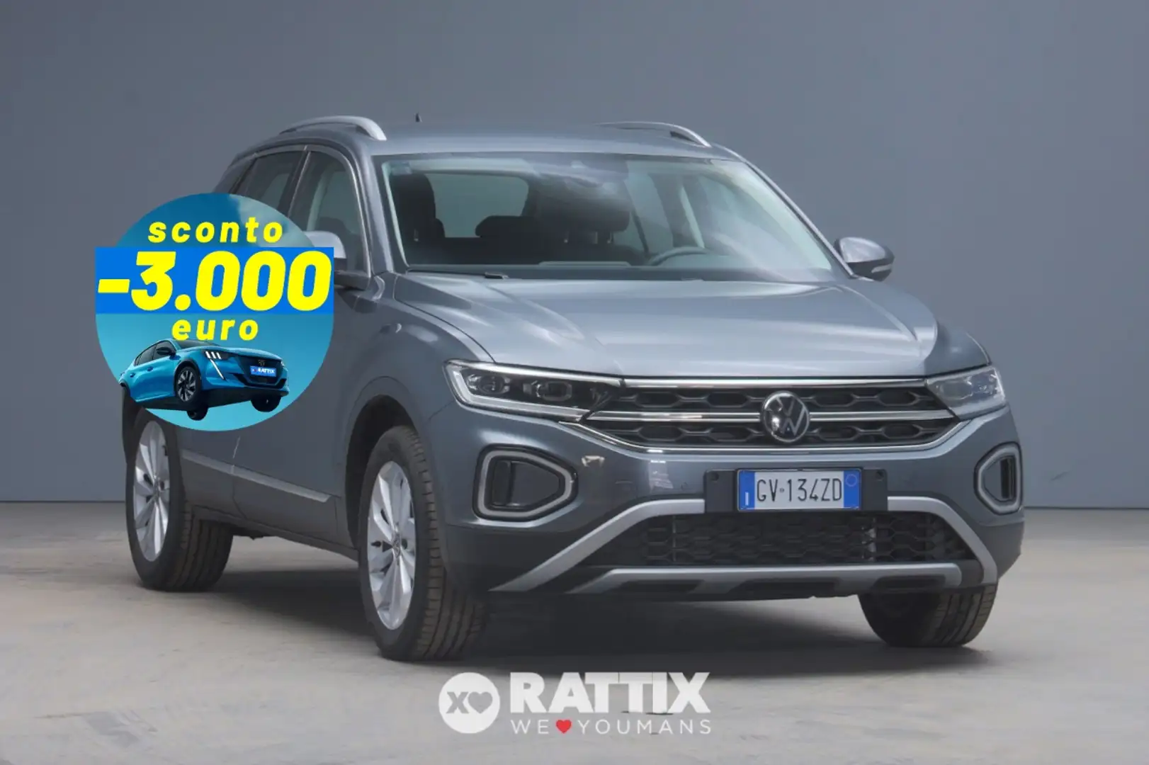 Volkswagen T-Roc 2.0 TDI 150CV Style DSG Grigio - 1