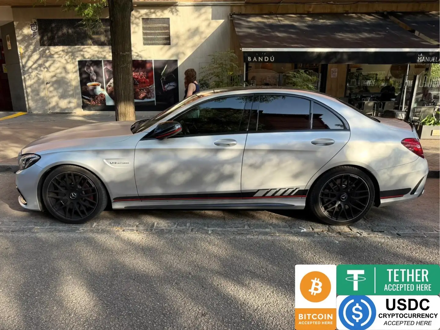 Mercedes-Benz C 63 AMG S 7G Plus Srebrny - 1