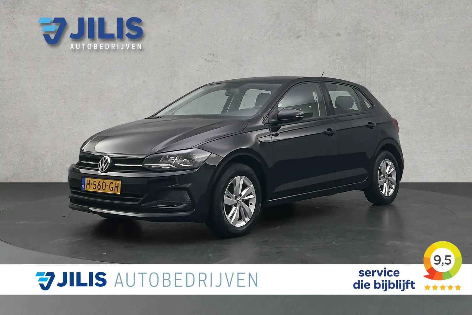 Volkswagen Polo 1.0 TSI Highline | Navigatie | Apple Carplay | Cru Zwart - 1