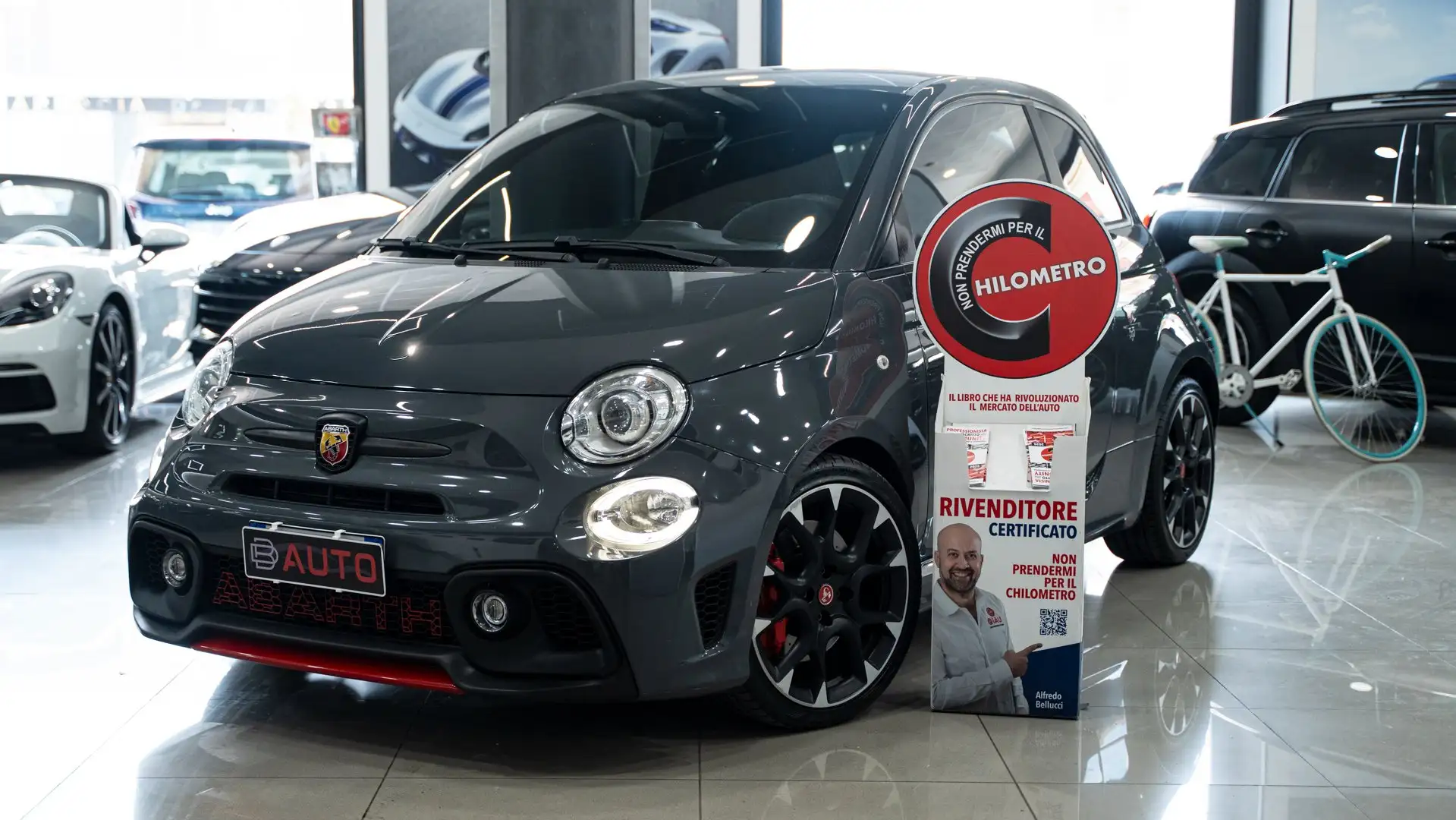 Abarth 595 Competizione 1.4 T JET 180 CV SABELT NAVI XENO FULL OPTIONAL Grigio - 1