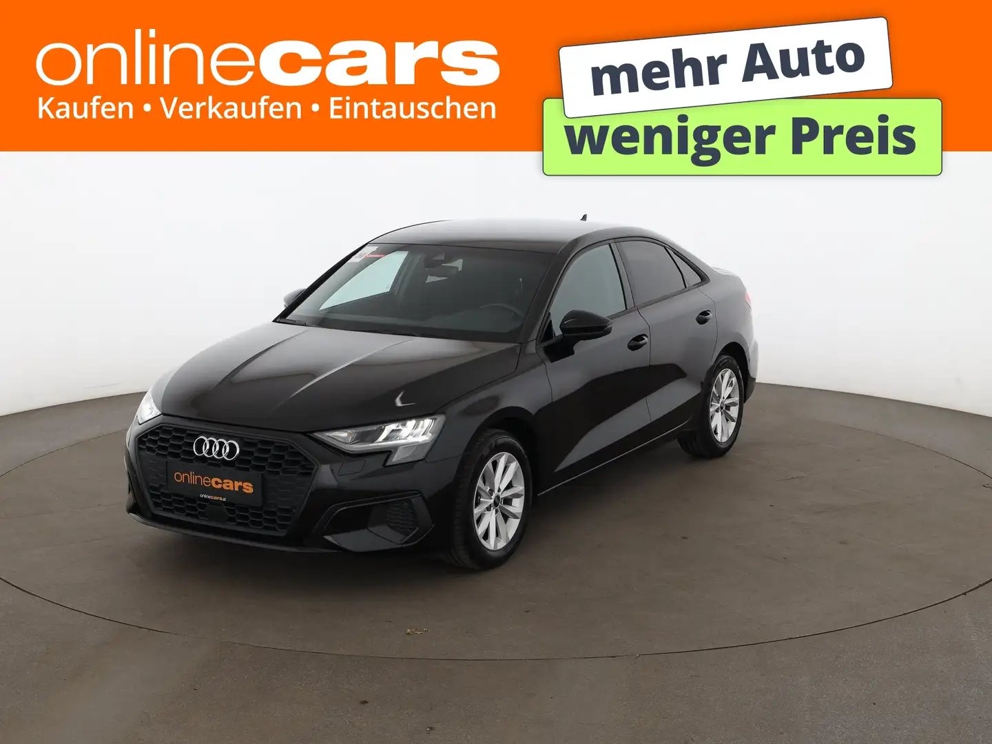 Audi A3 Limousine 35 TFSI Aut LED LEDER NAVI SITZHZG Schwarz - 1