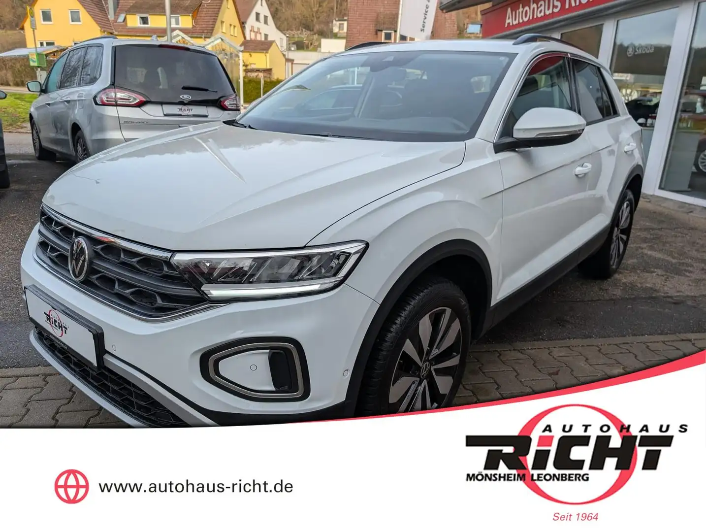 Volkswagen T-Roc 1.5TSI DSG Move Navi LED SHZ DAB Blanc - 1