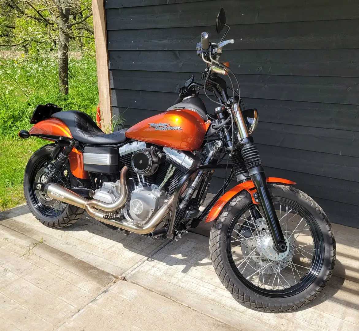 Harley-Davidson Dyna Street Bob 2009, 1584 Cc Pomarańczowy - 2