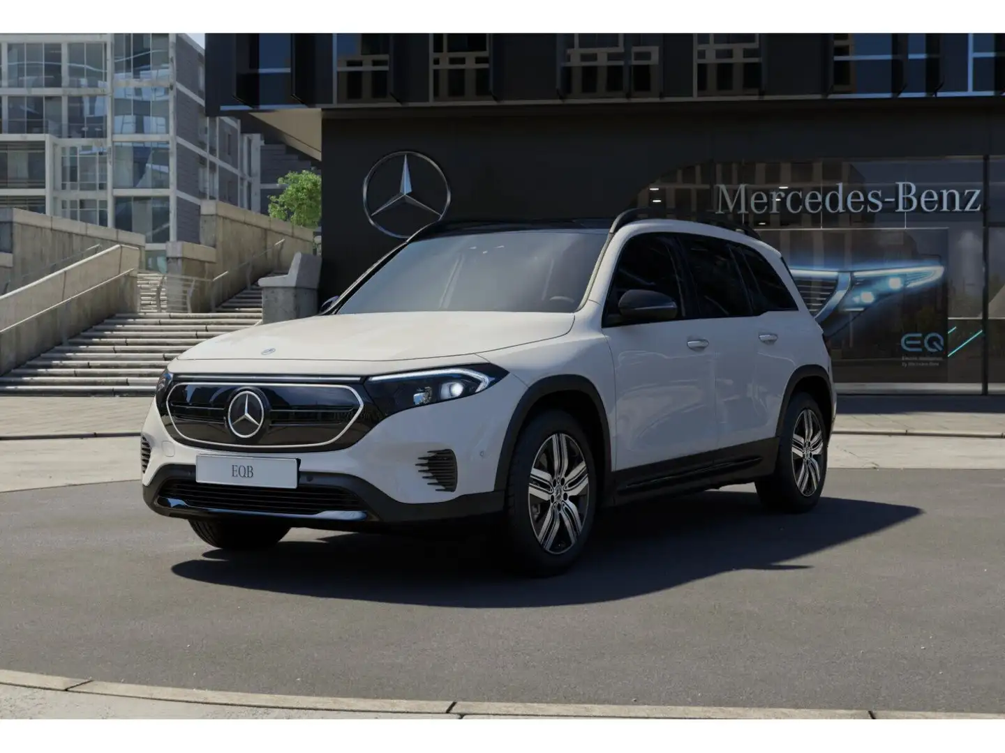 Mercedes-Benz EQB 300 4M Electr-Art/Pano/Dist/HUD/Night/Kamera Blanc - 1