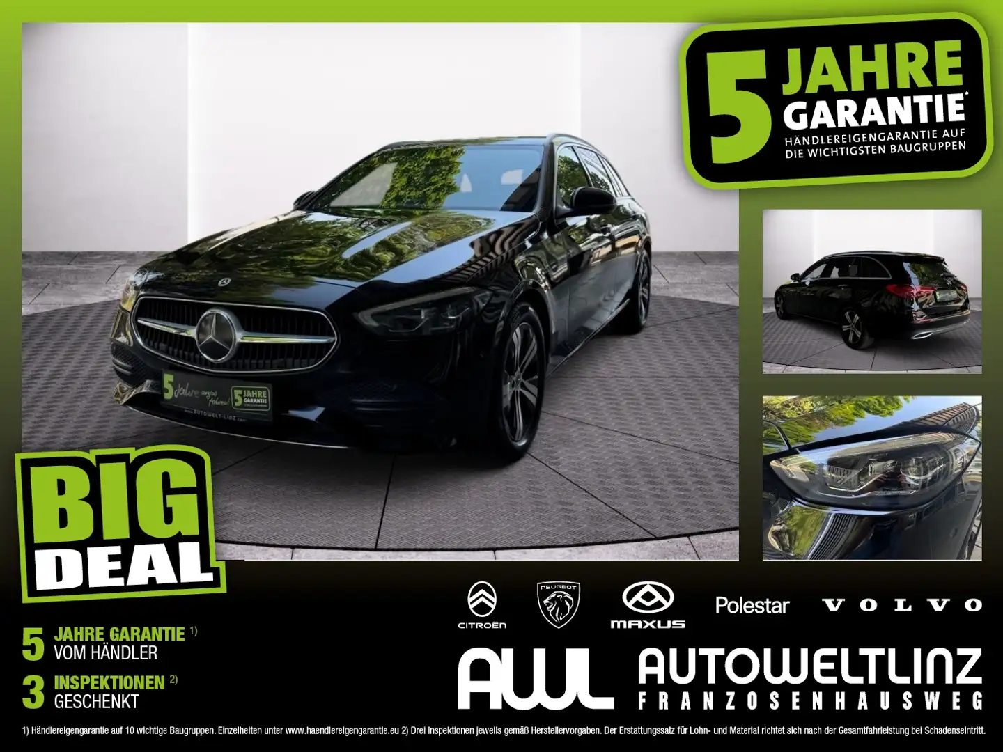 Mercedes-Benz C 200 d T-Modell Avantgarde Ö-Edition LED+Navi Schwarz - 1