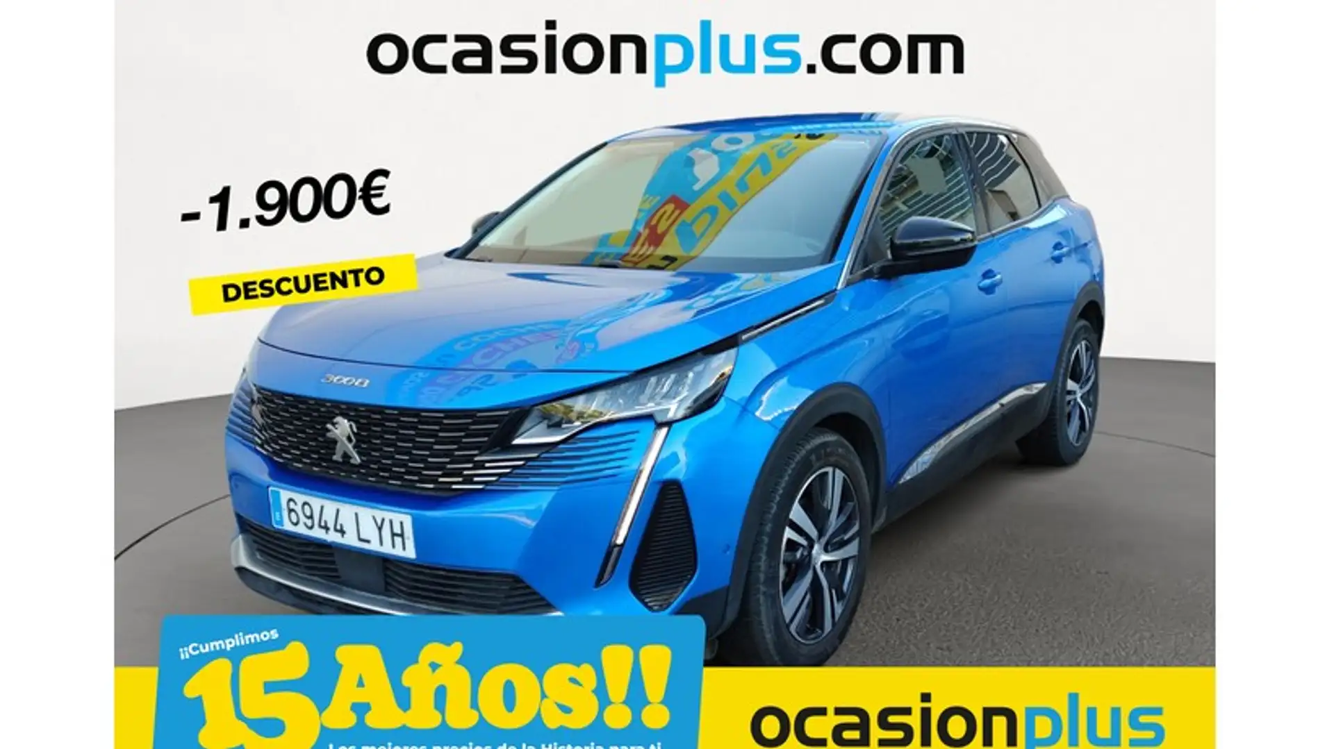 Peugeot 3008 1.6 BlueHDi Allure 120 Bleu - 1