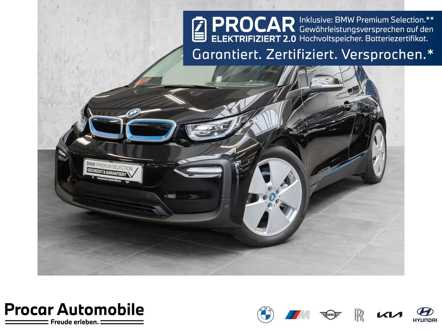 BMW i3 120 DAB LED WLAN Navi Bus. Tempomat Shz PDC Schwarz - 1
