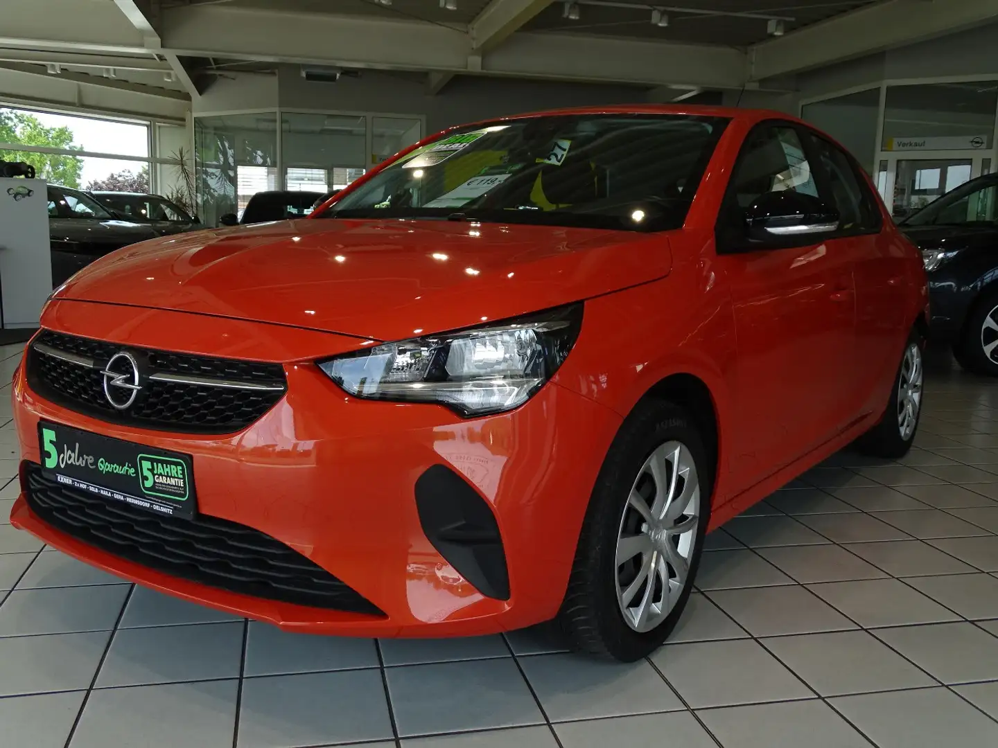 Opel Corsa-e EDITION *11kw OBC*Klimaauttomatik*PDC*DAB Orange - 2