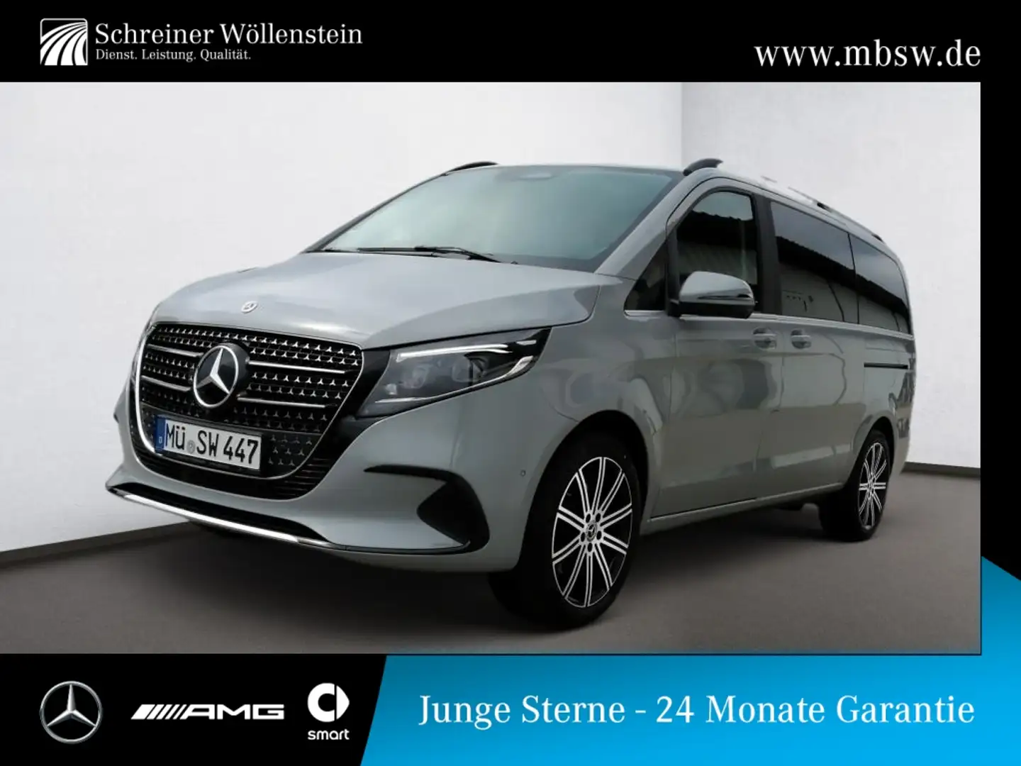 Mercedes-Benz V 300 d long 4M *Avantgarde*AHK*Navi*MBUX*Distr Gris - 1
