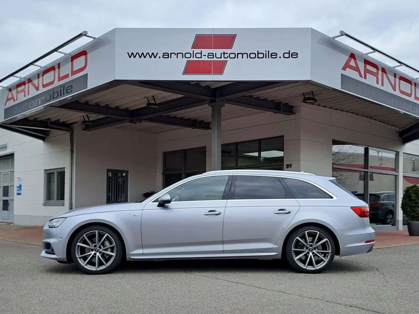 Audi A4 Avant 3.0 TDI tiptronic quattro sport S line Silber - 1