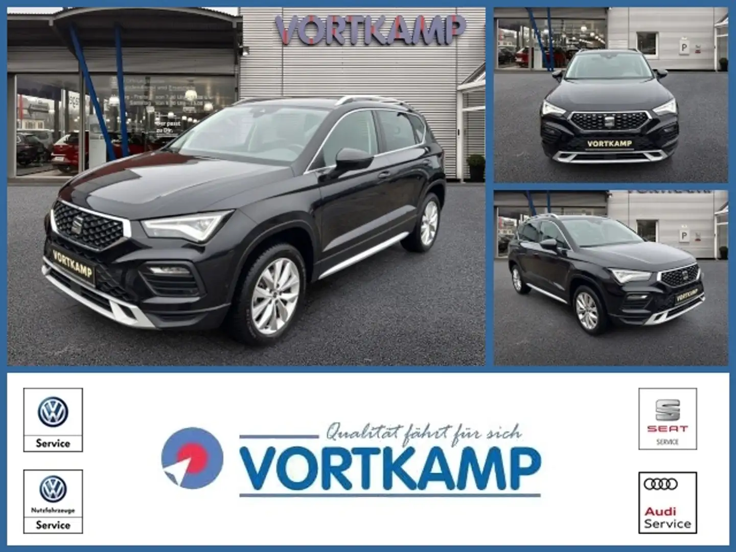 SEAT Ateca Xperience 1,5TSI AHK/Kamera/EasyOpen Schwarz - 1