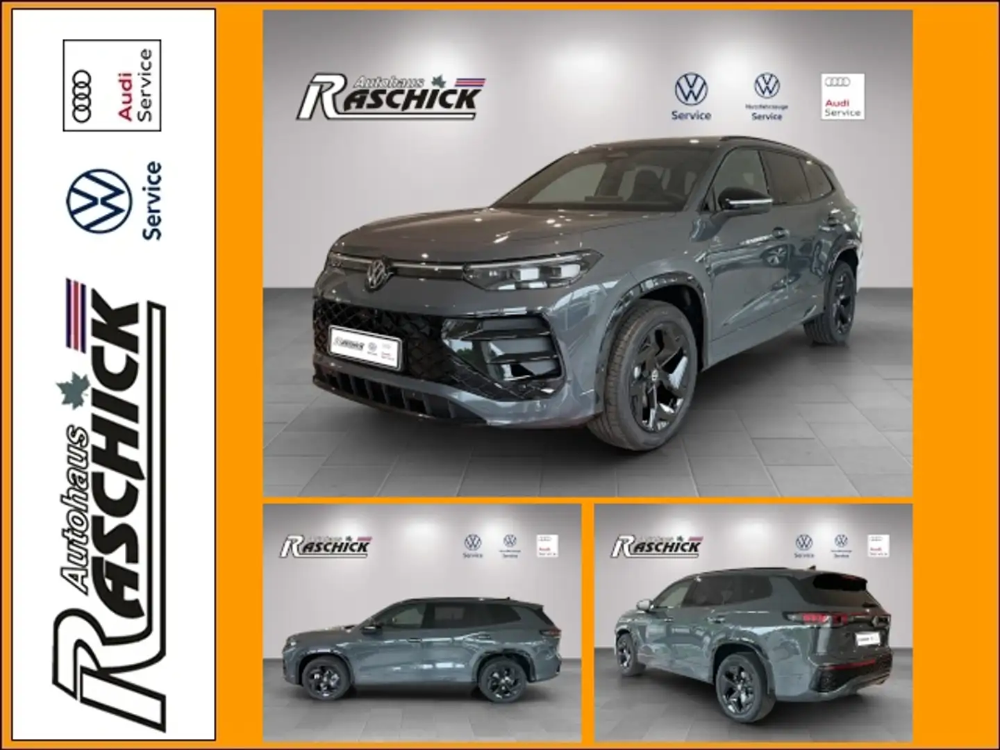 Volkswagen Tayron 2.0 TDI 4Motion R-Line AHK Navi Garantieverlänger Gris - 1