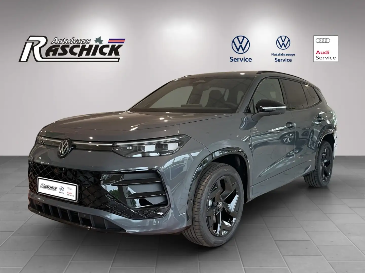 Volkswagen Tayron 2.0 TDI 4Motion R-Line AHK Navi Garantieverlänger Grau - 2