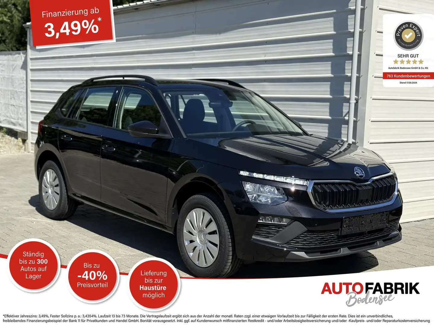 Skoda Kamiq Essence 1.0 TSI DSG *AHK*SHZ*LED Schwarz - 1