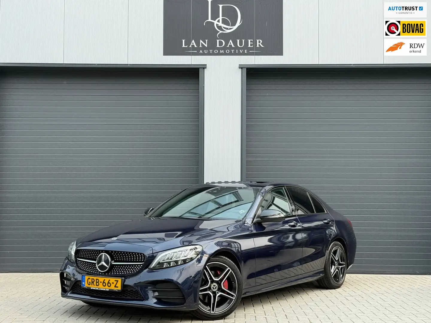 Mercedes-Benz C 200 d Business Solution AMG / Pano Blauw - 1