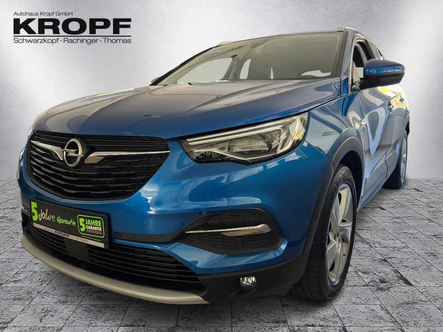 Opel Grandland 1.6 Turbo Elegance LED+Navi+SHZ+Kam. Bleu - 2