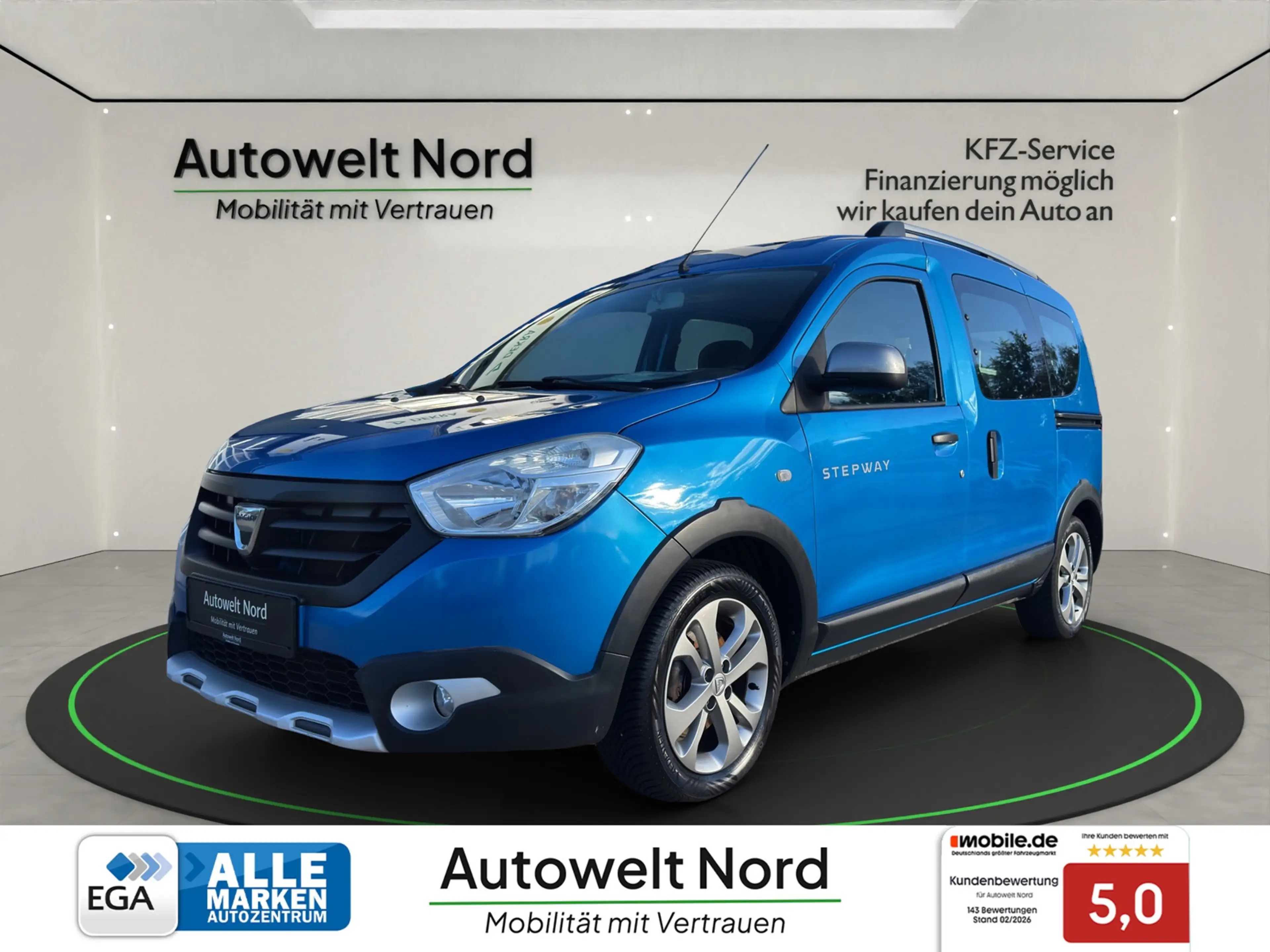 Dacia Dokker Stepway Celebration~1.HAND~NAVI~TEMPOM~SHZG~PDC~DA