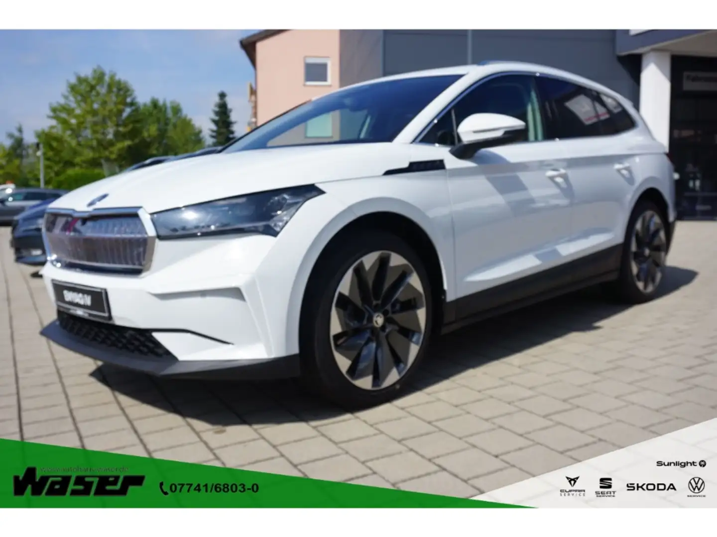 Skoda Enyaq 80x Eco-Suite Navi LED ACC Kamera DAB SHZ PDC 21'' Weiß - 1