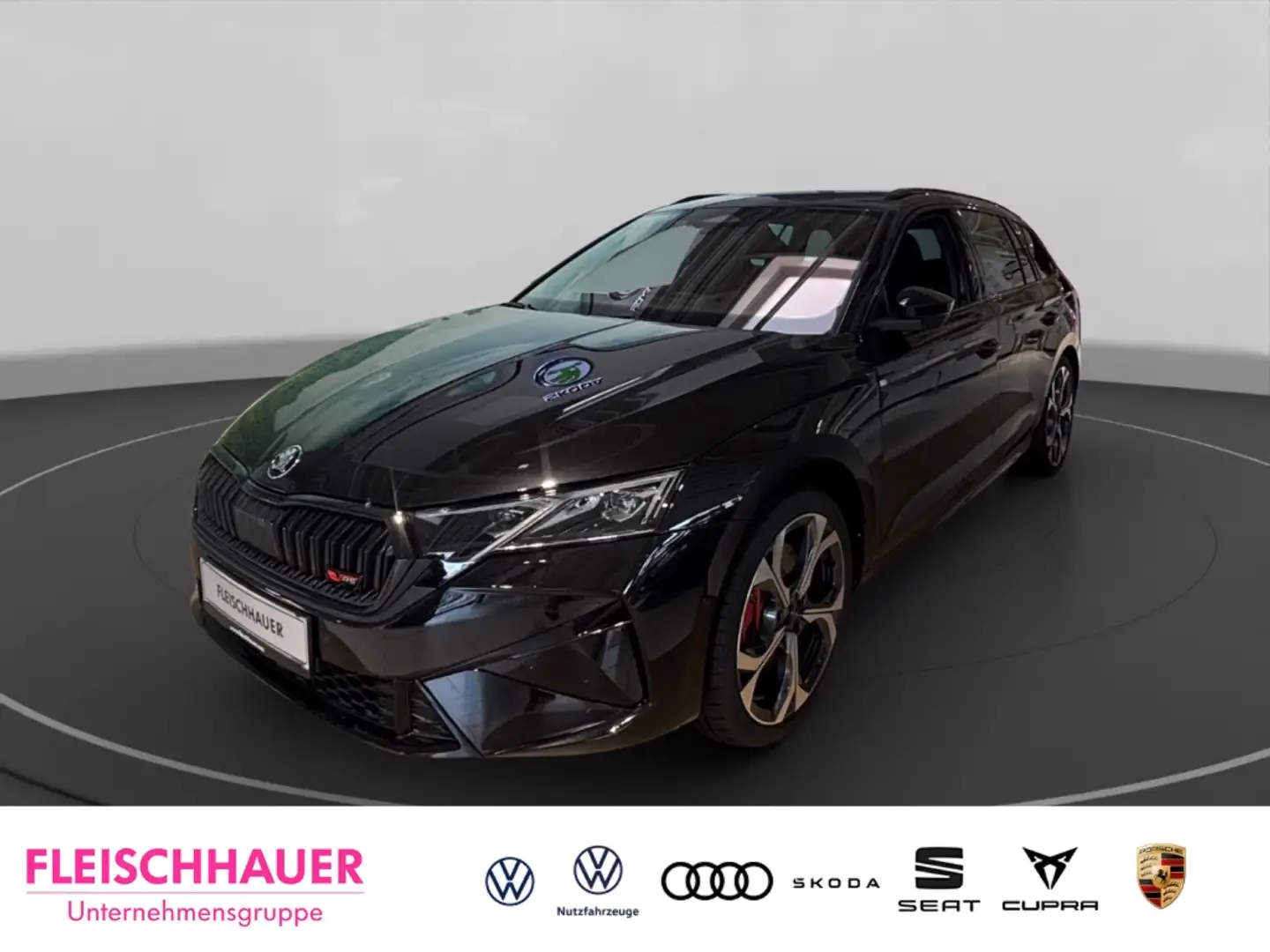 Skoda Octavia Combi RS 2.0 TSI 195 kW DSG   AHK  Fahrassistenz-P Zwart - 1