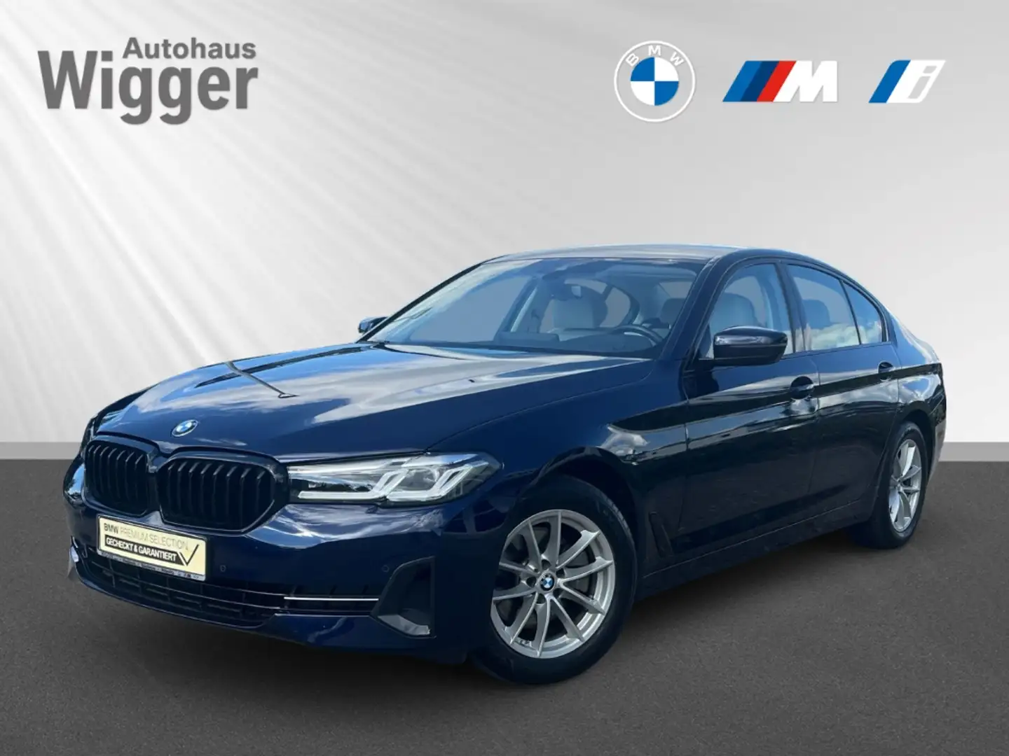 BMW 520 d Aut. Limousine/Navigation/Leder/LED Blau - 1