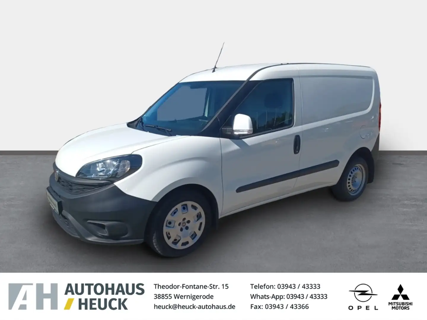Fiat Doblo SX Kasten 1.6 Multijet EU6d DAB Tel.-Vorb. Berganf Blanc - 1