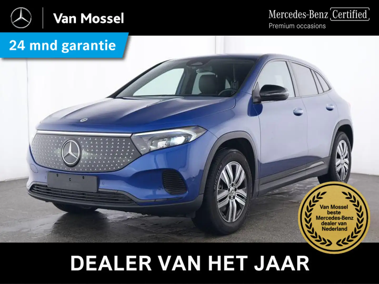 Mercedes-Benz EQA 300 4MATIC Luxury Line 71 kWh Bleu - 1