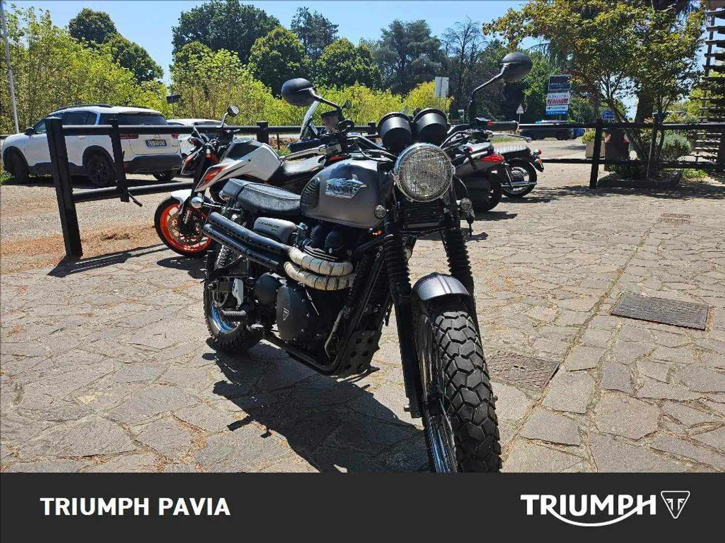 Triumph Scrambler Matt Tone Grigio - 2
