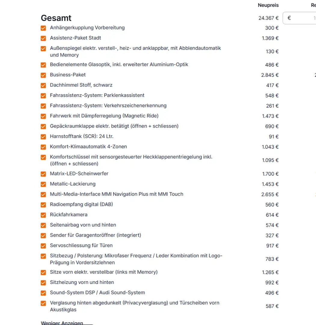 Audi A6 Limousine 45 TDI quattro S line Schwarz - 2